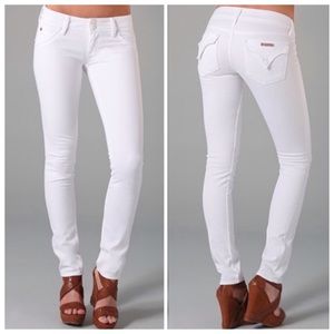 Hudson | Collin White Skinny Flap Jeans Sz 28